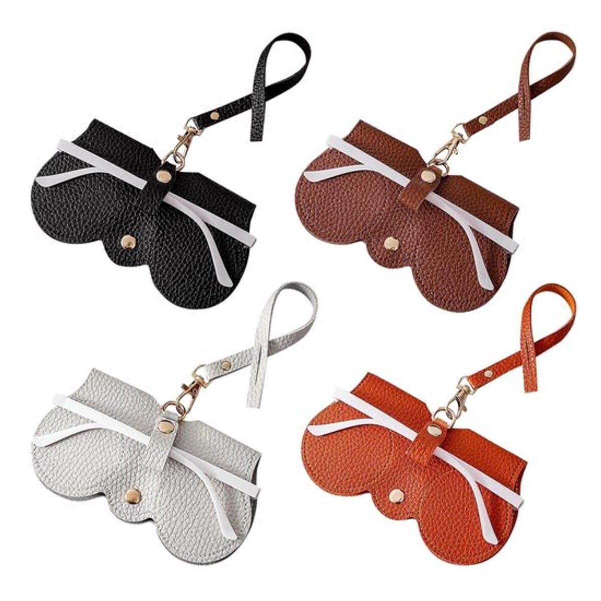 VT Goods - Lederen Zonnebril Tas - Draagbare Eyewear Pouch - Beschermende Case