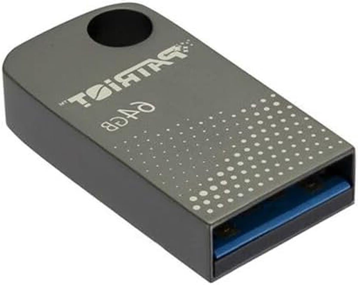 USB Stick - Geheugenstick Opslag - Bestanden Overzetten - Plug and Play - 64 GB - Zilver