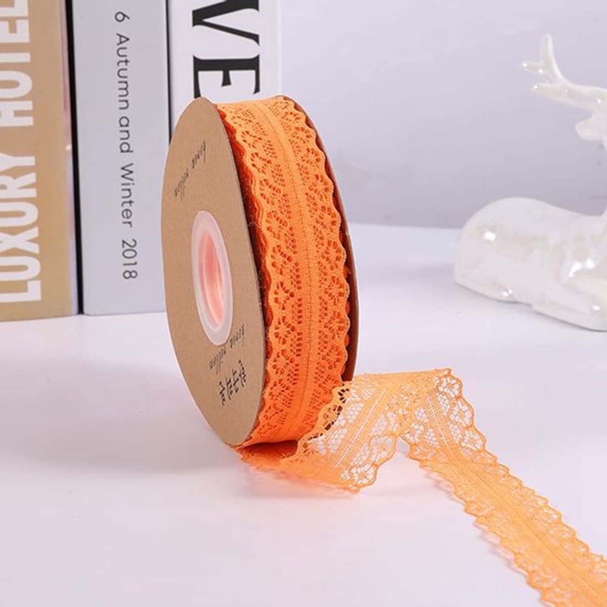 Zeynomax - Kantlint - Decoratieve band - Oranje - Cadeaulint - Ideaal voor