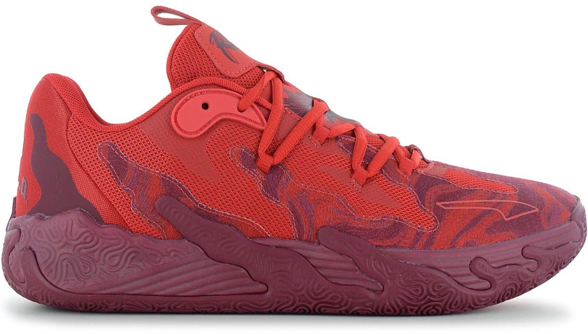 PUMA MB.03 Lo Team - LaMelo Ball - Heren Sneakers Basketball Schoenen Rood 310519-02 , Maat: EU 51 UK 15