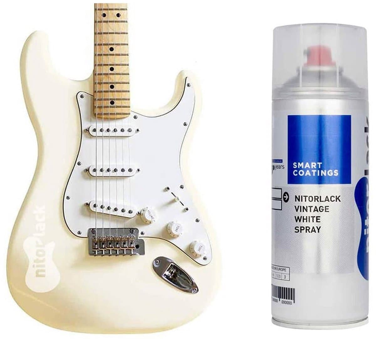 NitorLACK N250712160 Nitrocellulose Lak Vintage White 400ml Spuitbus