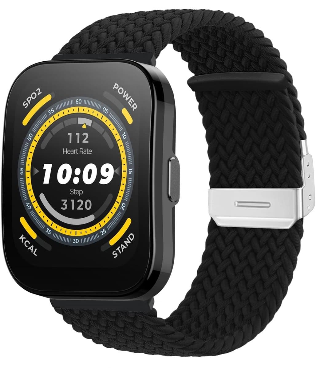 SolidKeus - 22mm Nylon Armband voor Smartwatches met Verstelbare Sluiting