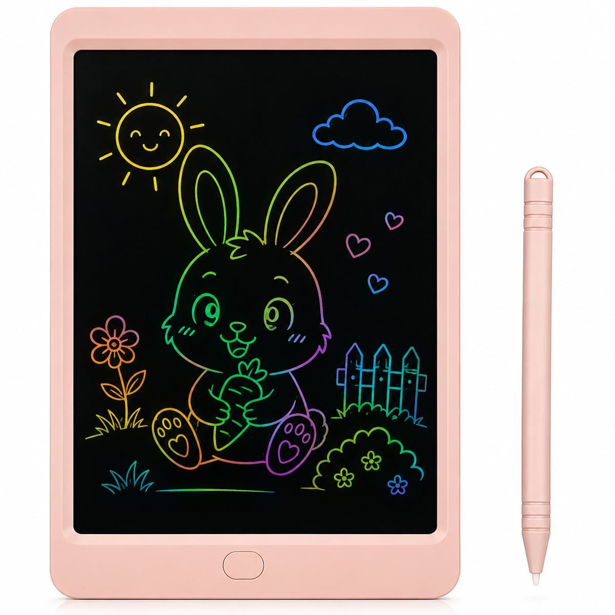 LCD Schrijftablet 10 Inch – Digitaal Tekenbord voor Kinderen – Elektronisch Notitieblok met Stylus – Roze