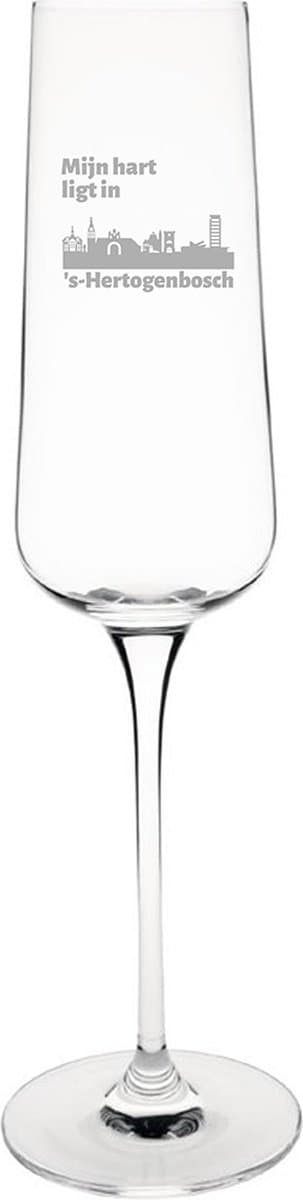 Gegraveerde Champagneglas 27cl Den Bosch