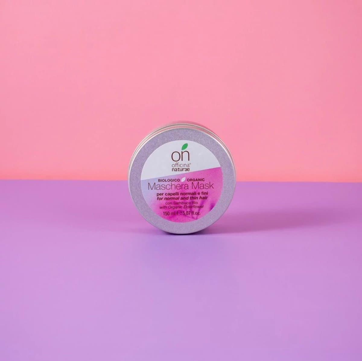onYOU Natuurlijk Masker voor normaal en fijn haar - Vocht-inbrengend Biologisch haarmasker met viooltje, vlierbessen extract en lijnzaadolie - Geeft volumen en hydratatie - 150 ml - Officina Naturae