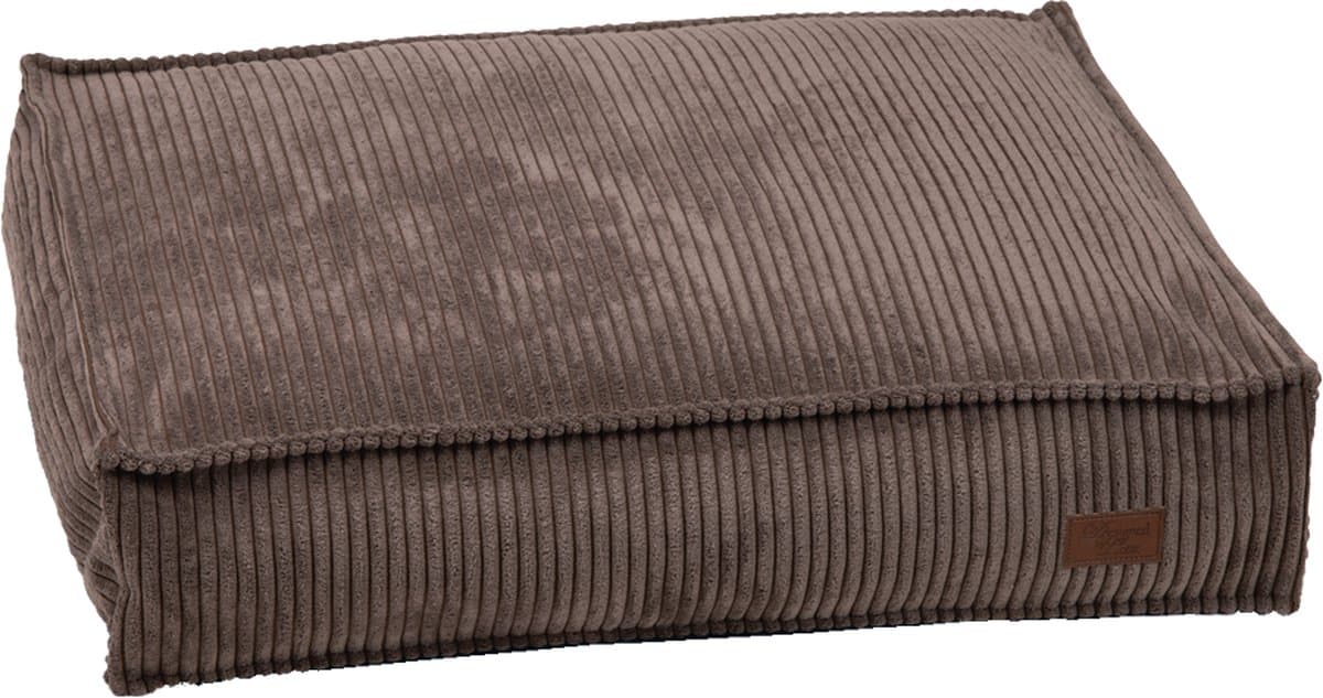 Designed by Lotte Ribbed - Hondenkussen - Bruin - 70x55x15 cm