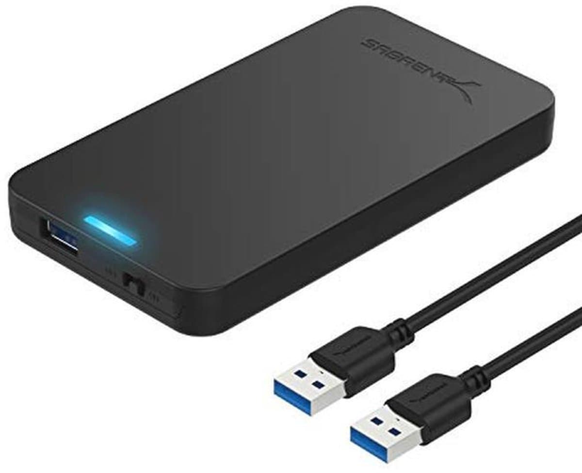 2,5-Inch SATA naar USB 3.0 Externe Harde Schijf Behuizing zonder Gereedschap - Ondersteuning voor SSD en UASP