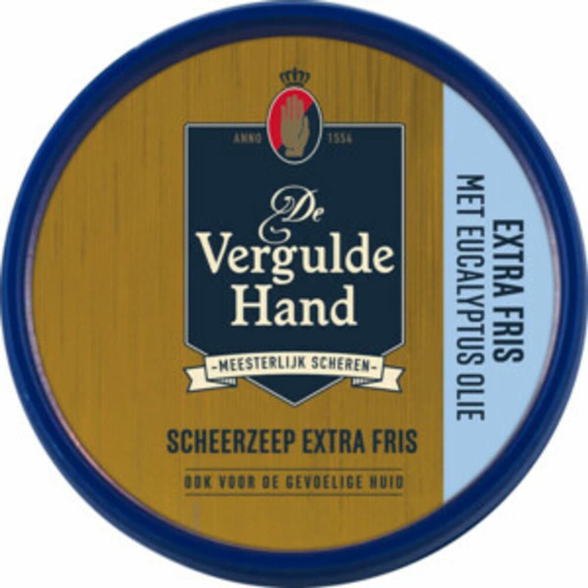 Vergulde Hand - Scheerzeeptablet - Extra Fris - 75 gr - 1 stuk