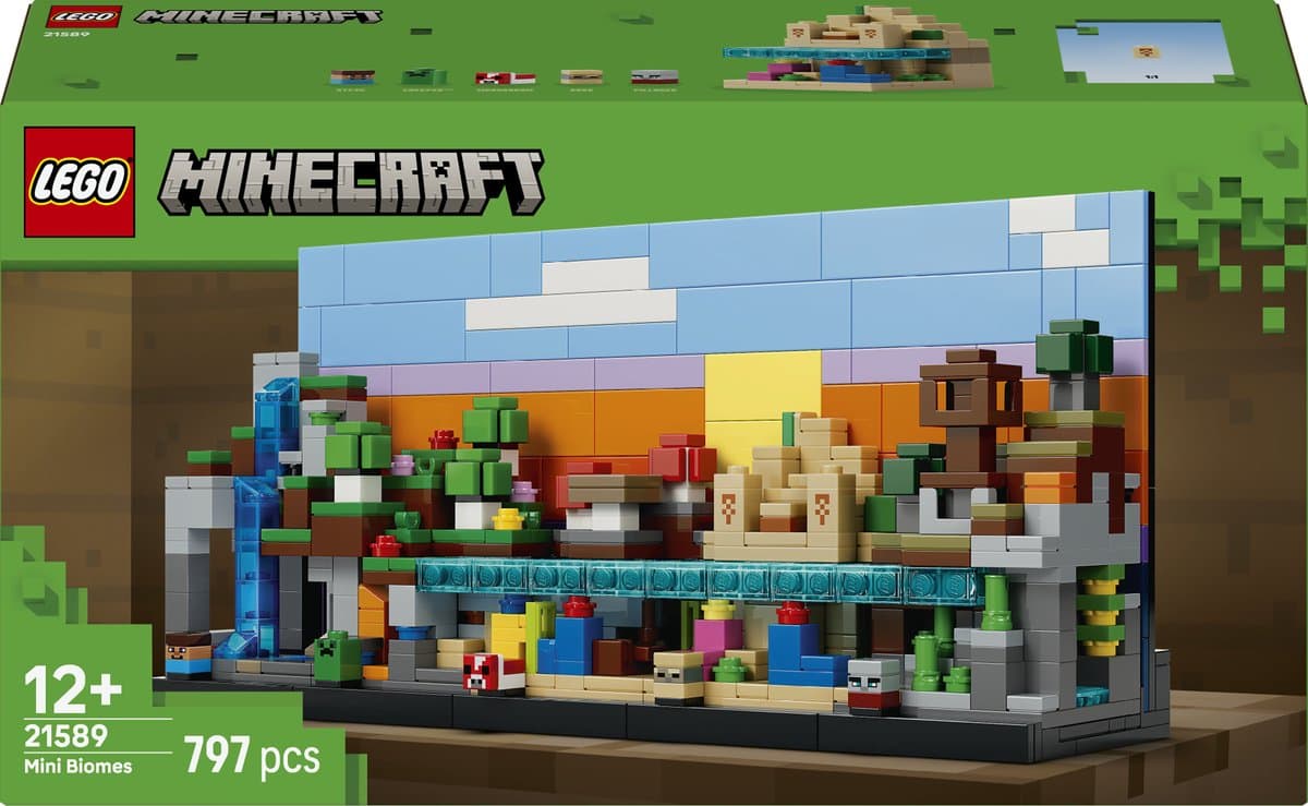 LEGO Minecraft 21589 Minibiomen