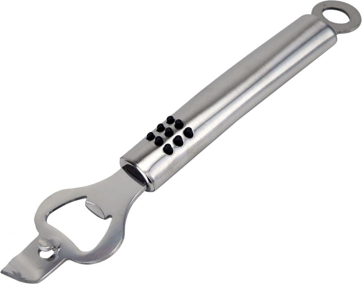 Alpina flesopener - 19,5 cm, zilver