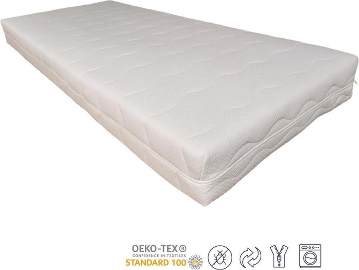 Pocketvering Koudschuim - Matras - 7-zones - Pocketveringmatras 70x190 - 22 cm