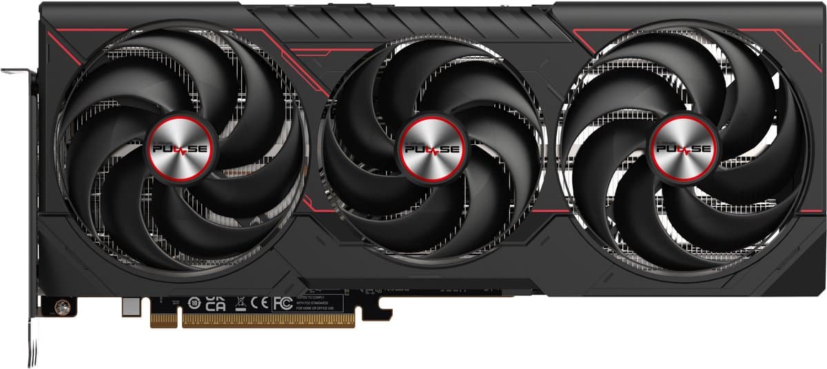 Sapphire PULSE AMD Radeon RX 9070 XT - Videokaart - 16GB - GDDR6 - 2x HDMI 2.1b - 2x DisplayPort 2.1a