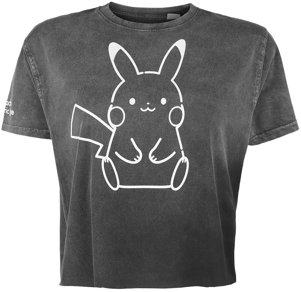 Pokémon Pikachu Dames T-shirt - grijs - L