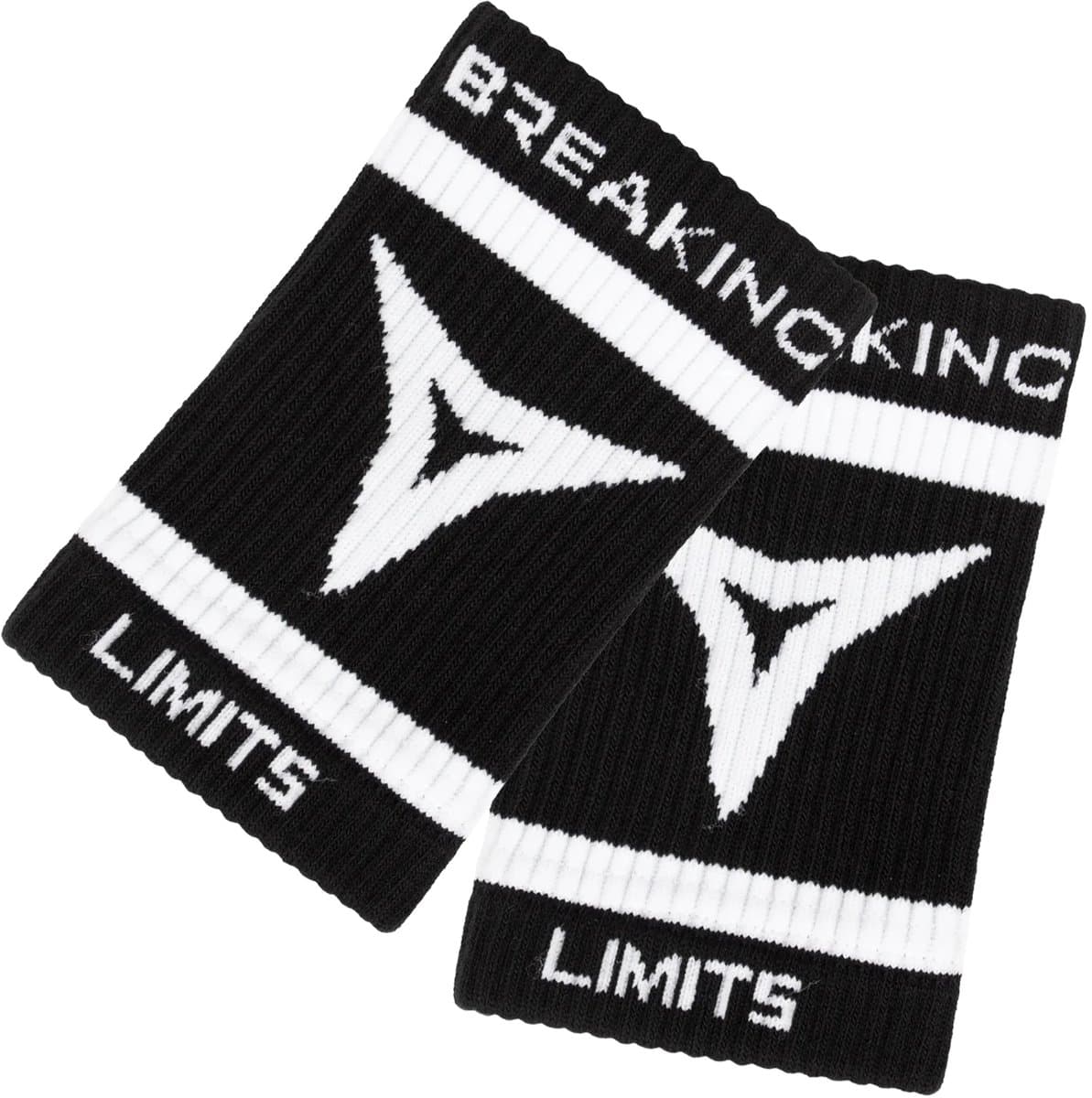 Breaking Limits Sweat Bands – Zweetbandjes voor Pols & Onderarm – Ideaal voor CrossFit, Fitness & Krachttraining – Unisex – Zwart – 2 Stuks