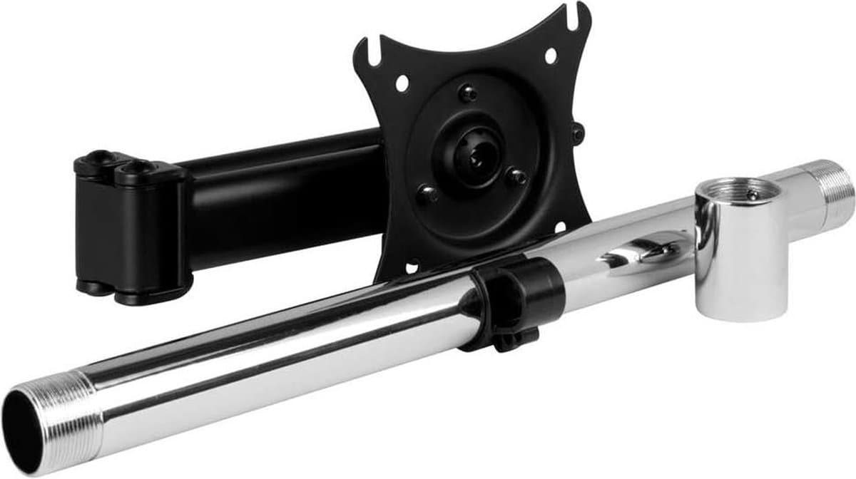 Uitbreidingsarm voor een extra monitor tot 34 inch of 38 inch Ultrawide - 15 kg (33 lbs) capaciteit - Flexibele uitlijning - Mat zwart