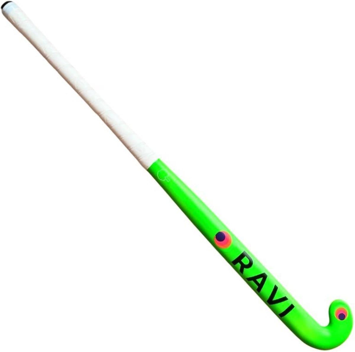RAVI Hockeystick Junior - 25% Carbon - FLUO groen 34''