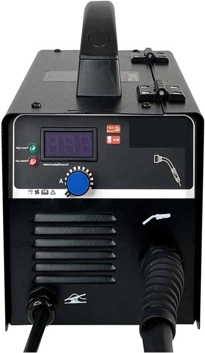 Puntlasser - Metaal lasmachine - Metalen lassen - Gasloos MIG lassen - 200A - Zwart