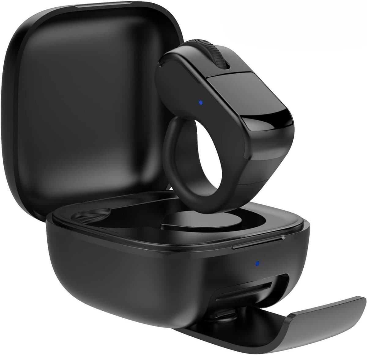 Slimme ring controller - Vingertop bediening - Handsfree interactie - Eén vinger bediening - 36 x 32 cm - Zwart