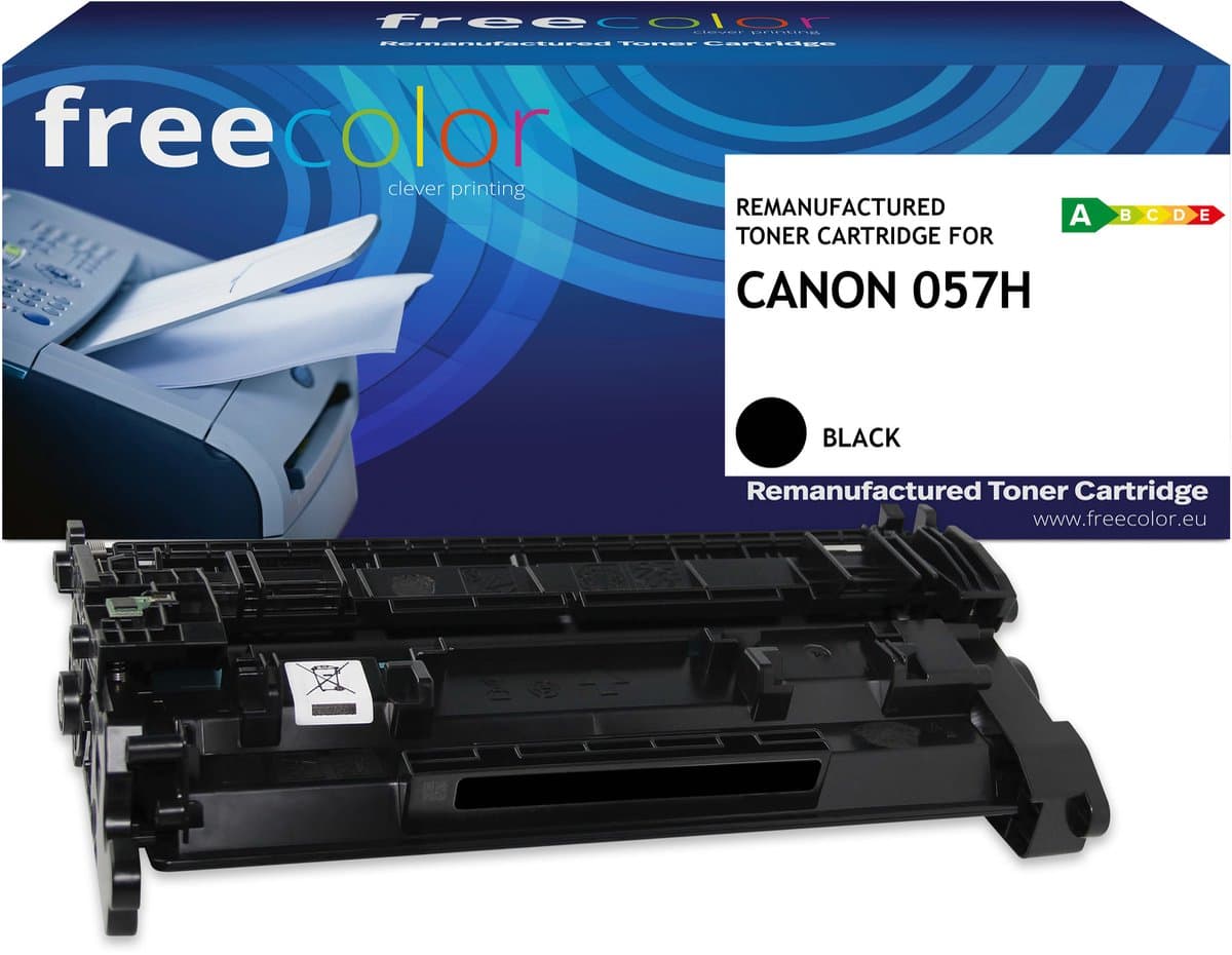 CANON 057H (No Level Ind) - ton FREECOLOR - HC- Black 10000p