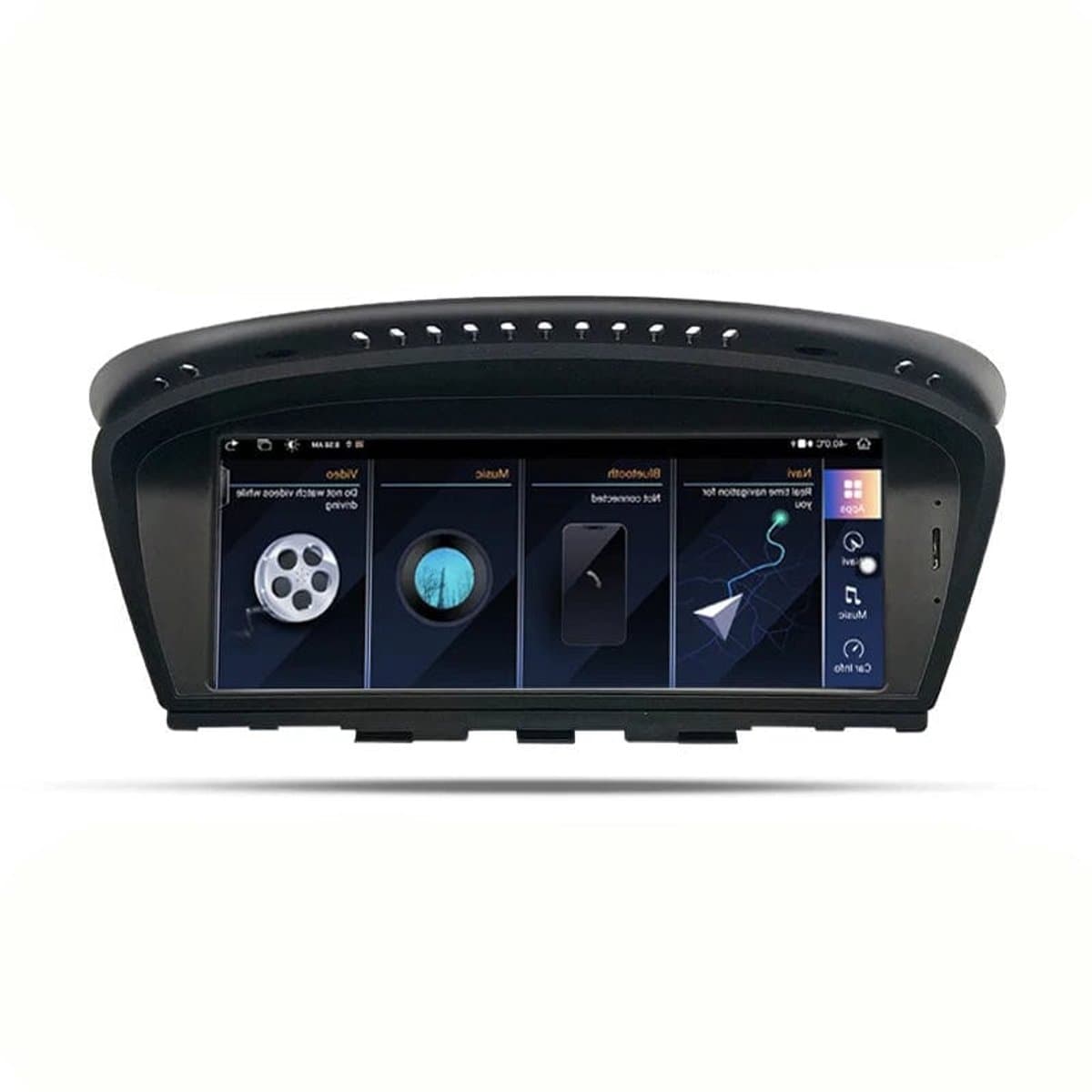 Multimediaspeler BMW E60 E61 E62 E63 E90 E91 – Car Radio – Navigatiesysteem – Head Unit – Autostereo – Qualcomm 665 Processor – 10,25 Inch IPS Scherm