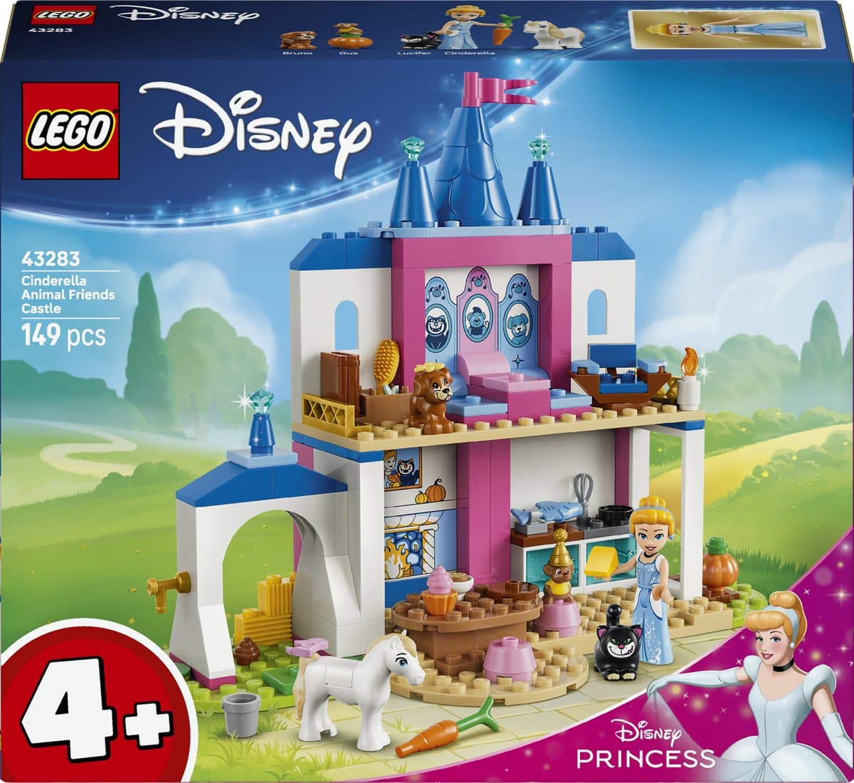 LEGO® ǀ Disney Princess Assepoester Kasteel met dieren 43283