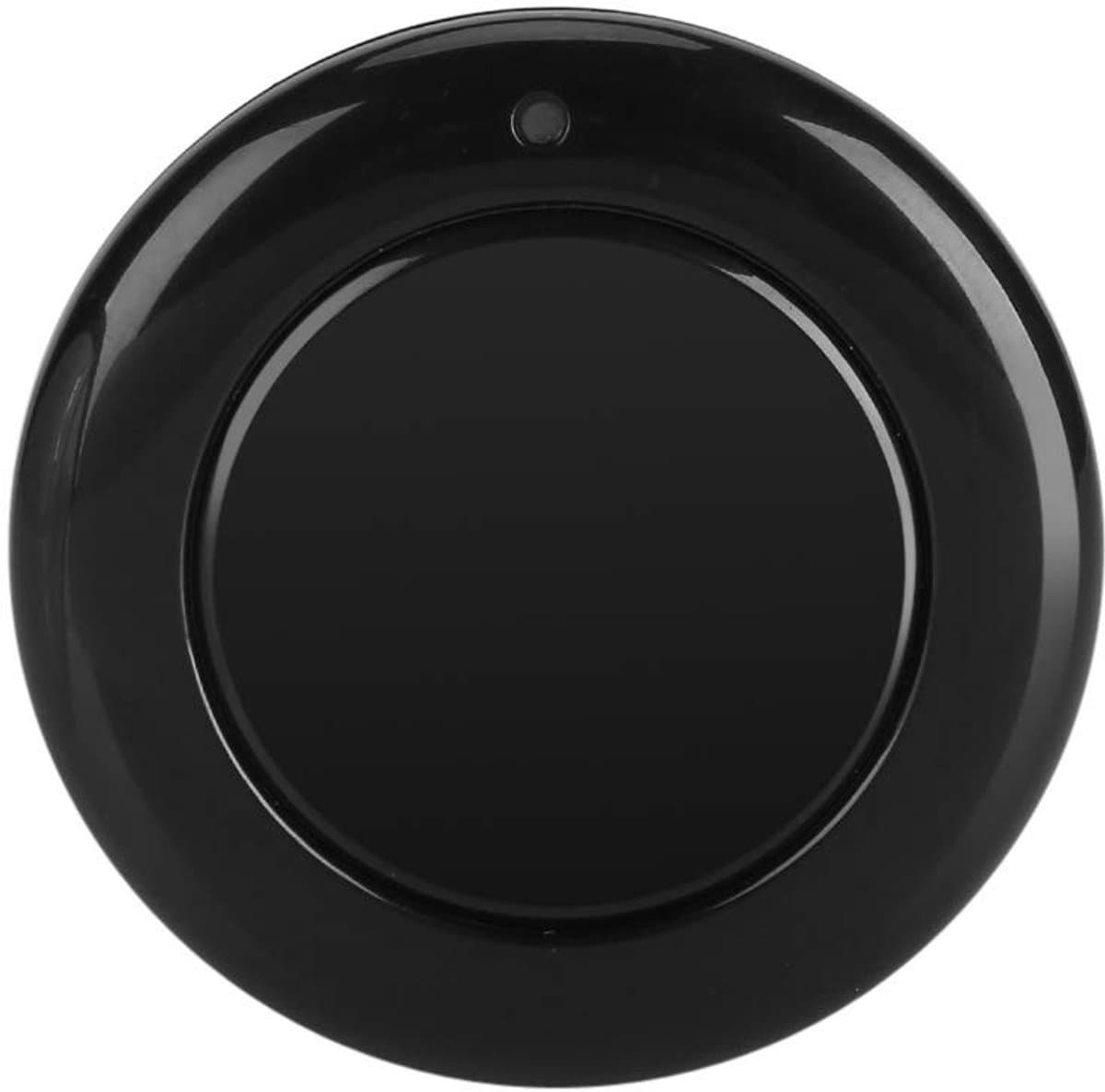 Dailygoody - Afstandsbediening 433 MHz - Draadloze Controller - Ronde Zender - Zwart - 1-knops Bedieningsgemak - Ideaal voor Thuisgebruik - Compa