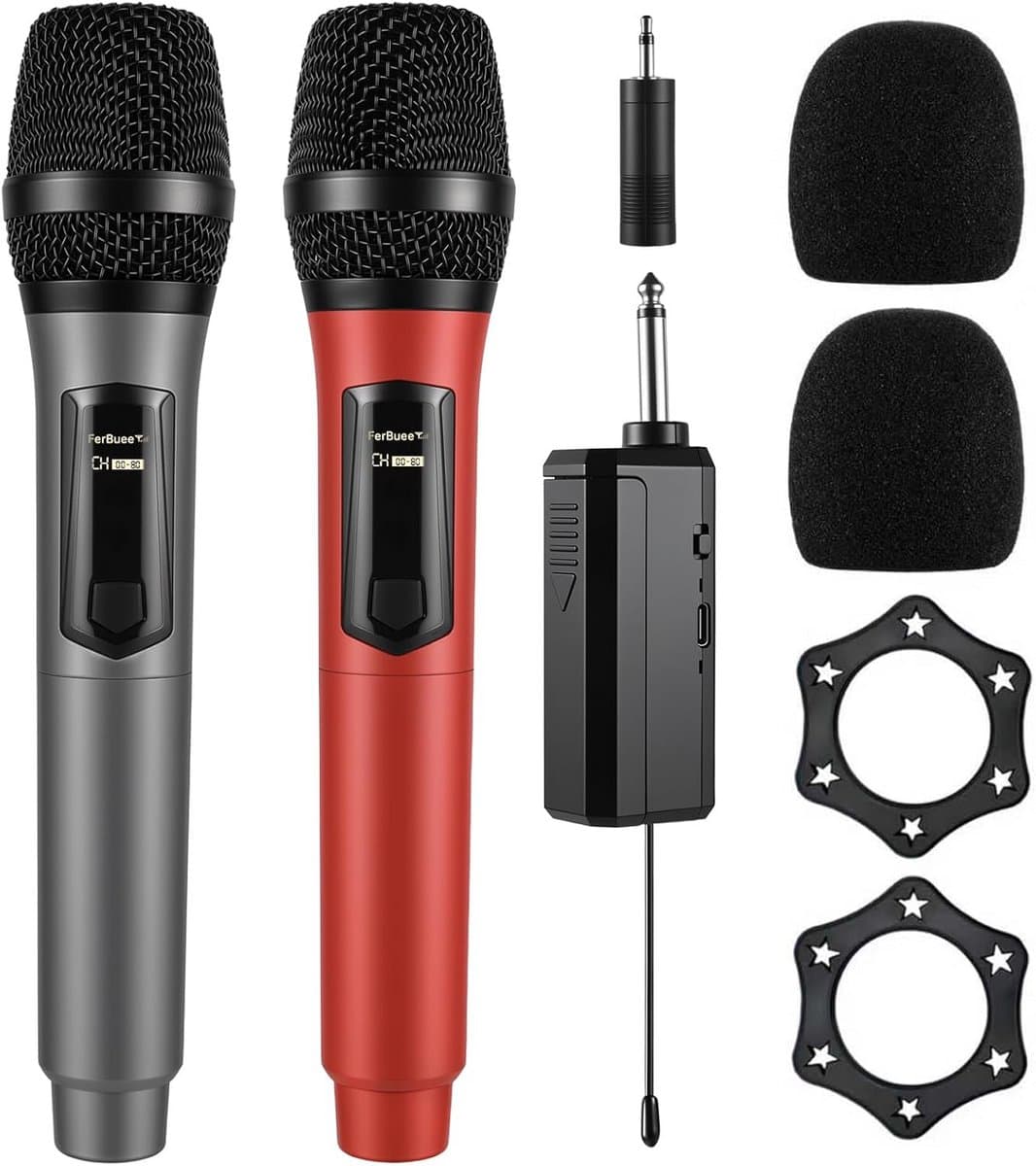 Karaokeset met Draadloze Microfoon - Bluetooth Speaker - Partybox - luidsprekerbox