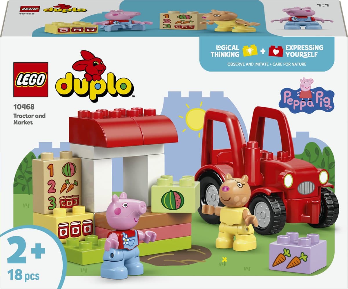 LEGO DUPLO Peppa Pig 10468 Tractor en Markt
