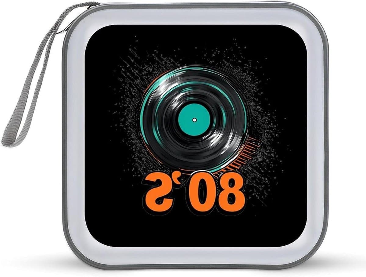 CD DVD Houder - Opbergdoos Portemonnee - Media Organiseren - Plastic Met Rits - 40 Capaciteit - Zwart