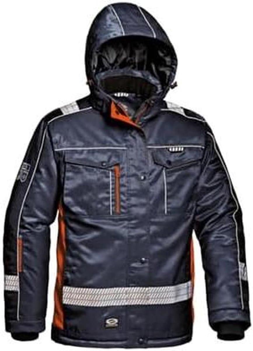 Werkjas Hoge Zichtbaarheid - Veiligheidsjas Winter - Bescherming Buiten - Teflon Behandeling - 200 g/m² - Hoogvis
