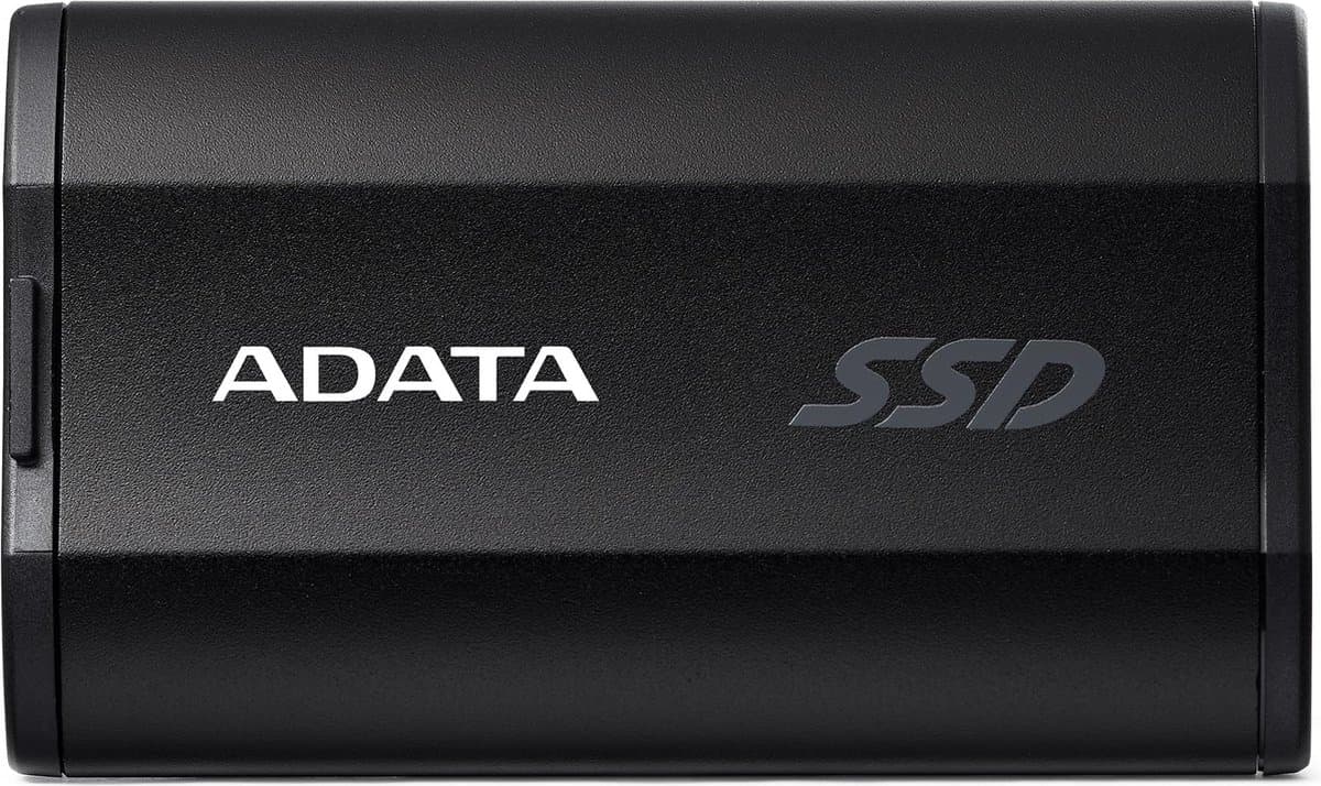 Adata SE810 1TB - SSD Extern - 1 TB - USB 3.2 Type-C - 2000 MB/s - (USB-)bus powered - IP68 Stof en waterdicht - zwart