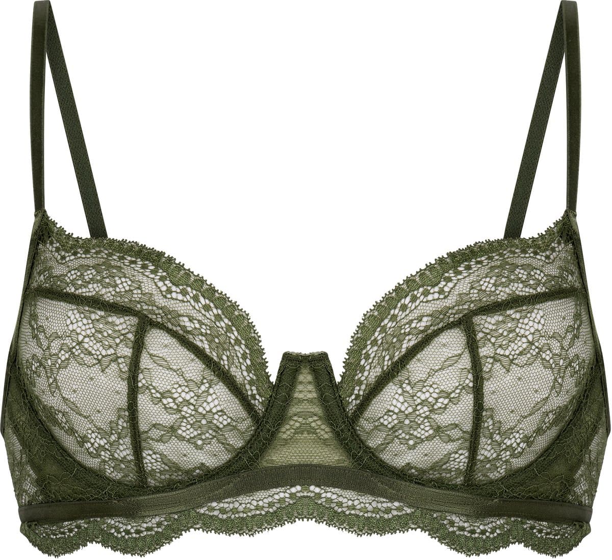 Hunkemöller Niet-voorgevormde beugel bh Isabelle Groen