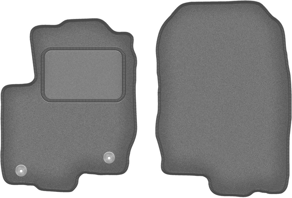 Wielganizator WLG-CARLUX-GRAFIET Serie - Autovloermatten - Voor Mitsubishi Colt VI HB 5D - 2004-2008 - Grafiet