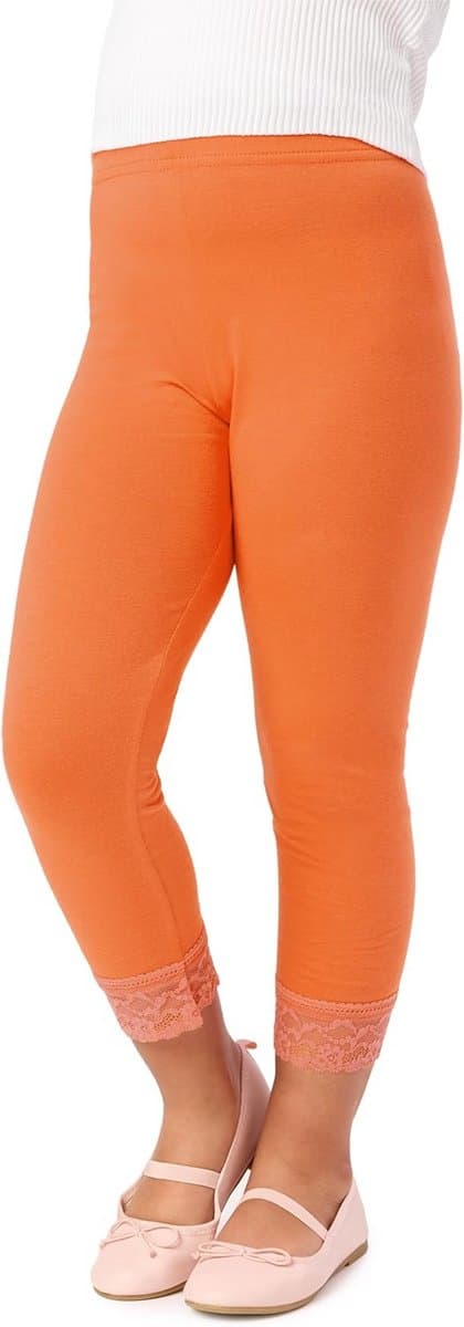 Comfortabele 3/4 Legging voor Meisjes van Ademend Viscose