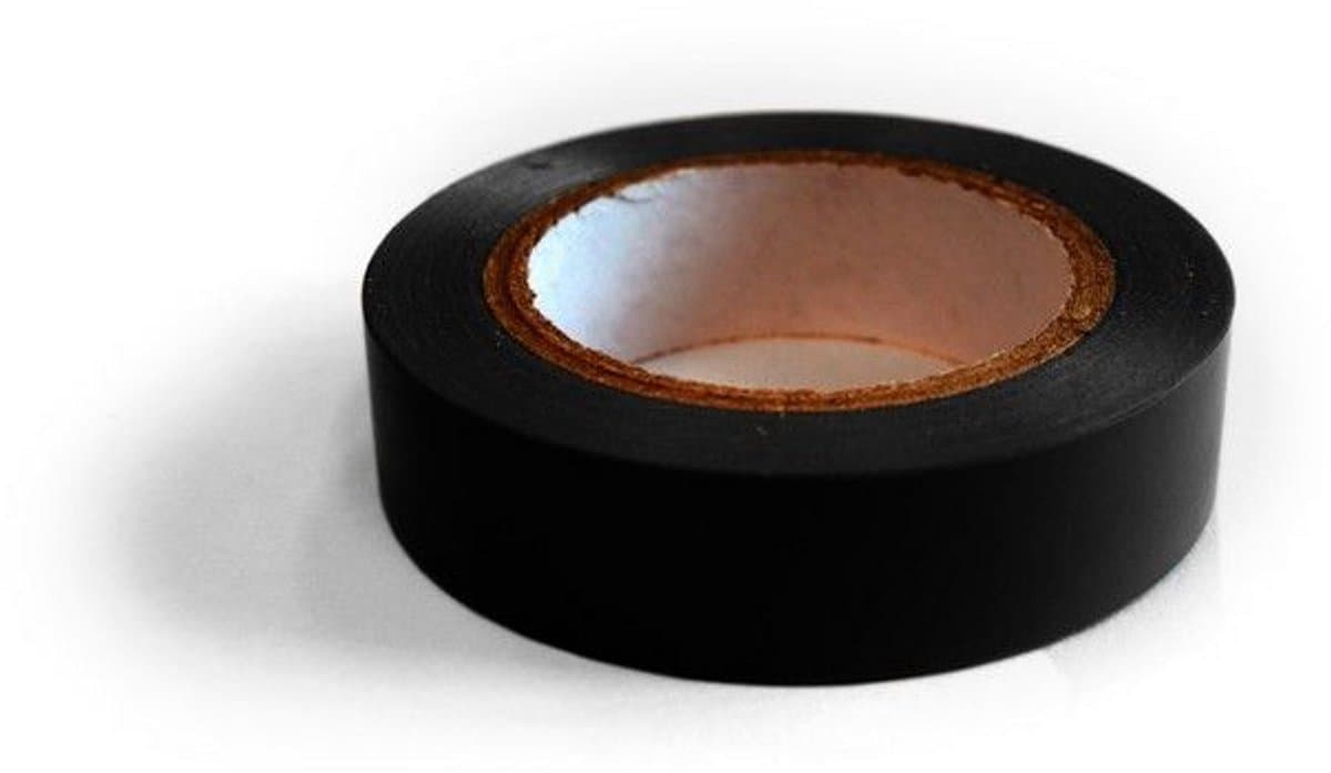 Danicom Isolatie tape zwart 10 meter