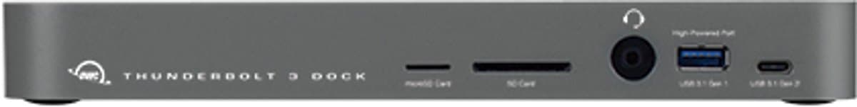 OWC OWCTB3DK14PSGG laptop dock & poortreplicator Bedraad Thunderbolt 3 Grijs