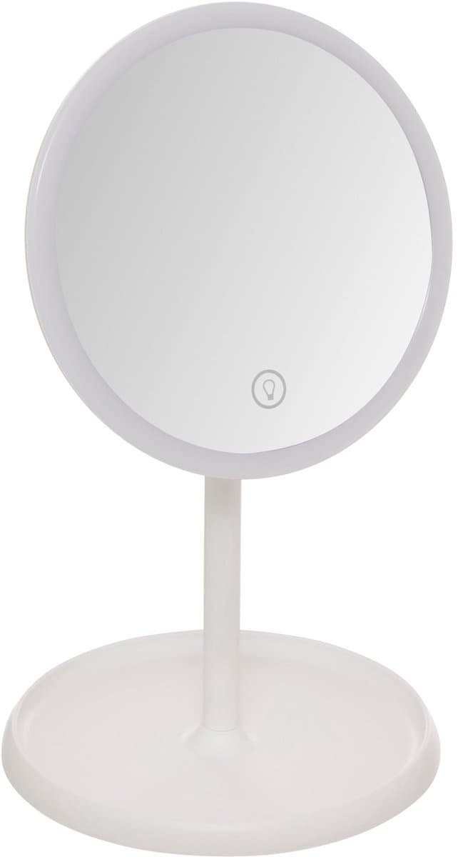 5Five Make-up LED Spiegel - 19x16x30cm - Wit