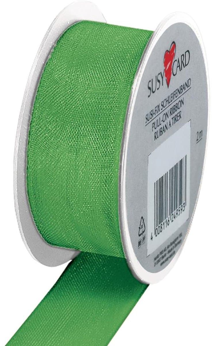 SUSY CARD cadeaulint op spoel rood 40mm x 2m