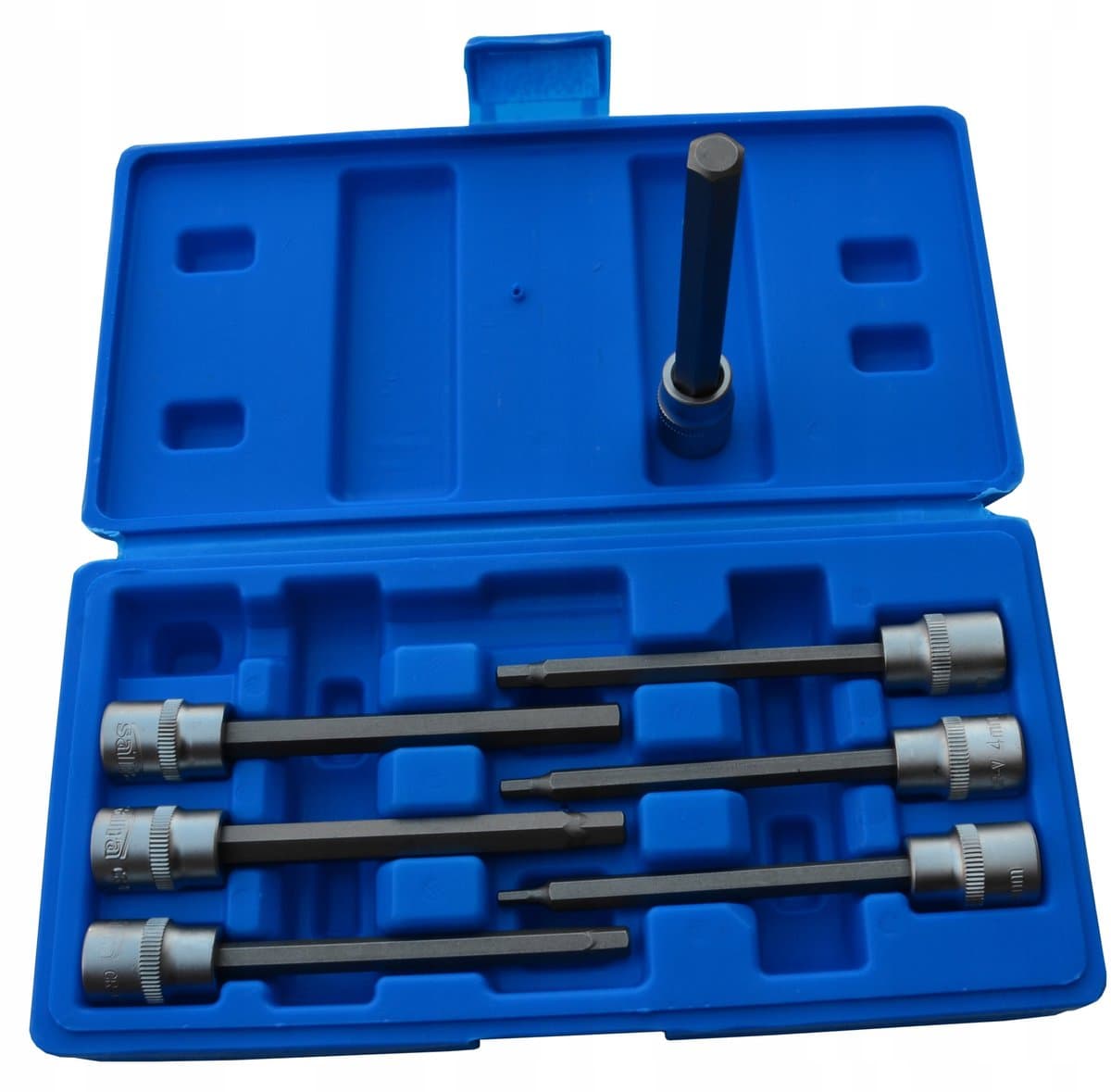 Asta S-SAE738 7-delige HEX dopset 3/8" extra lang