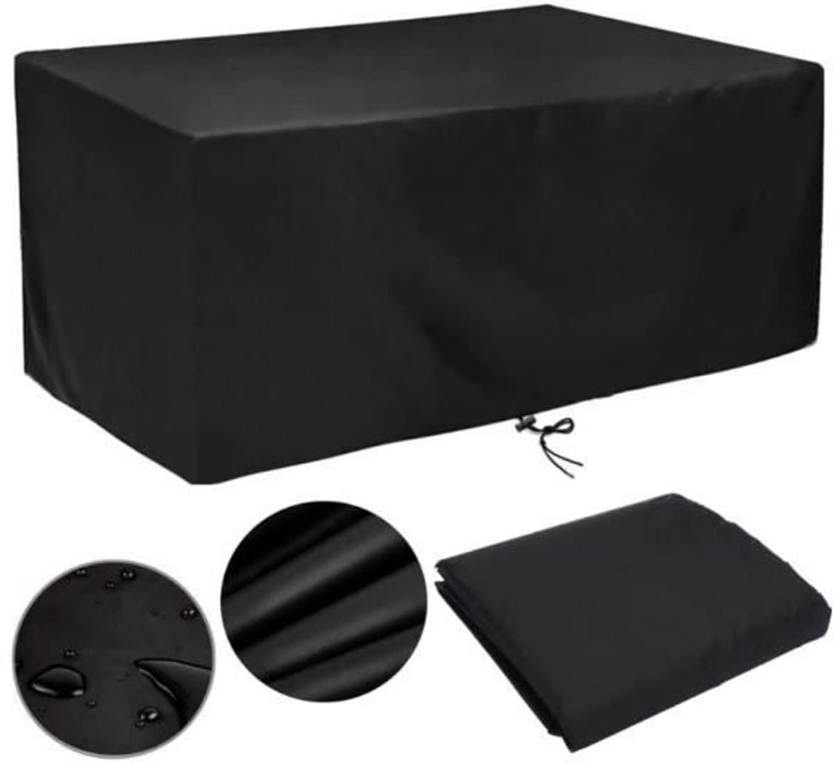 Tuinmeubelhoes 200x100x75cm Rechthoekige waterdichte beschermhoes voor buiten