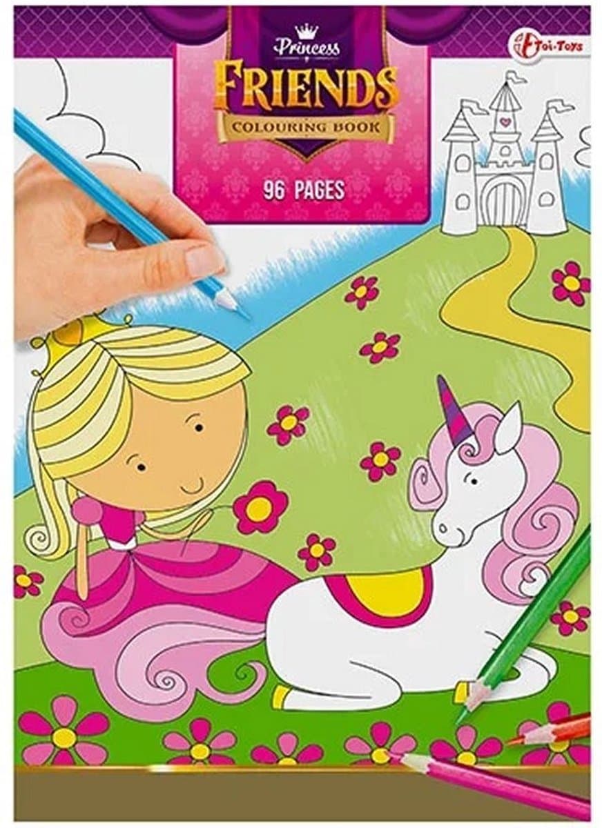 Toi Toys Princess friends kleurboek 96p.