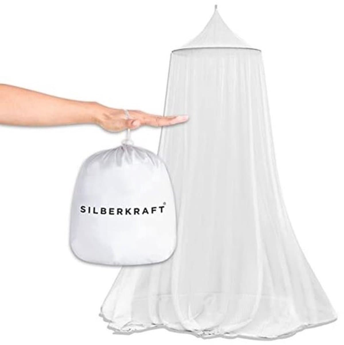 Mosquito Net XXL for Double Bed - Insect Protection Canopy with Zip
