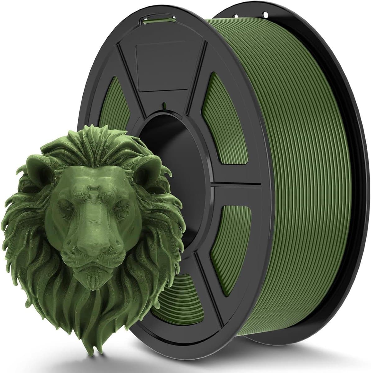 PLA Filament - 3D Printer Materiaal - Modellen Printen - Hoge Maatnauwkeurigheid - 1 kg - Olijfgroen