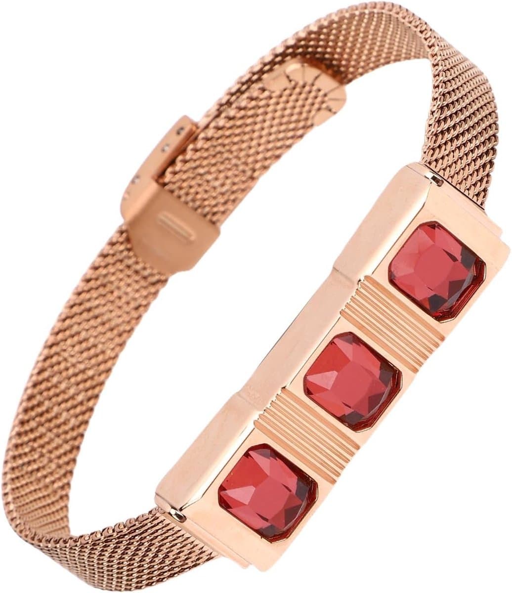 Slimme Gezondheidsarmband - Fitness Tracker - Gezondheid Monitoren - 127 Sportmodi - 1 ATM Waterdicht - Goud