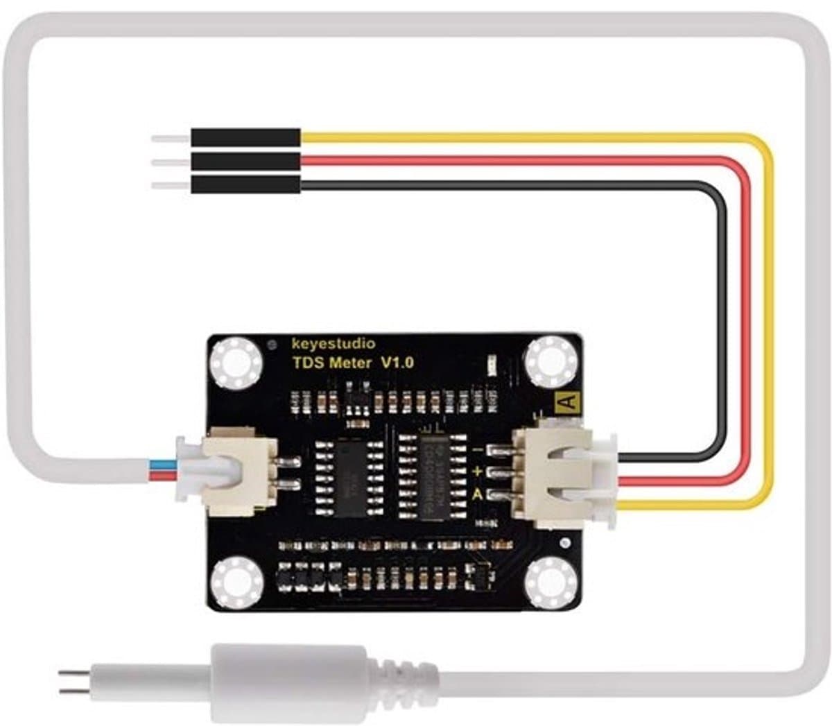 TDS Meter Sensor voor Waterkwaliteit Monitoren - Arduino Compatibel met Waterproof Probe