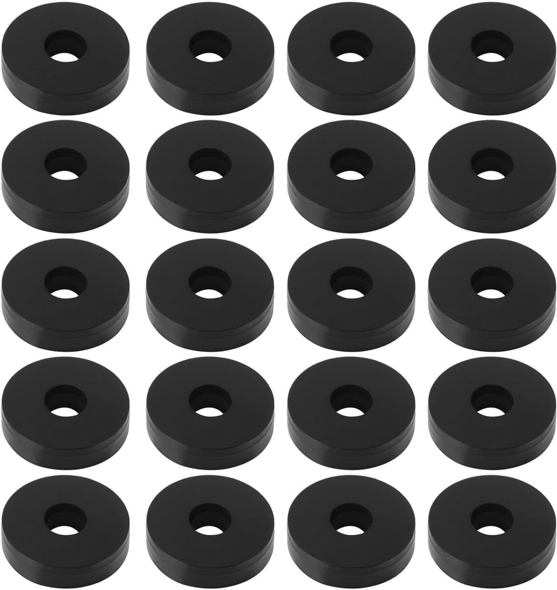 Dailygoods- Rubber Wasmachines 50 stuks - EPDM Rubber - Durometer 60A - Buitendiameter 10mm - Binnendiameter 3mm - Dikte 2,5mm - Lekpreventie - Afdichtringen