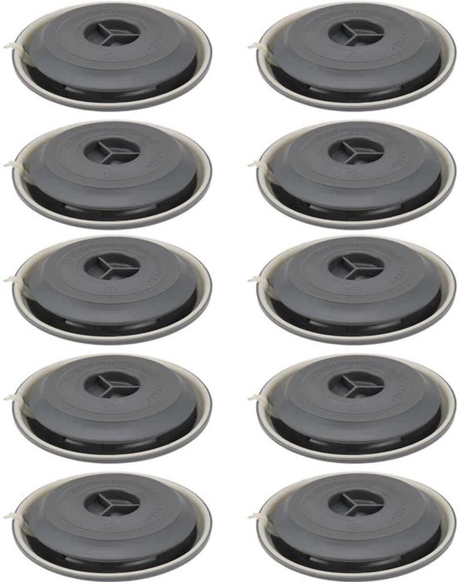 Grommet Pluggen - Waterdichte Pluggen - 40mm - Rubber onderbody pluggen - Geschikt voor Audi, VW en meer - Grijs