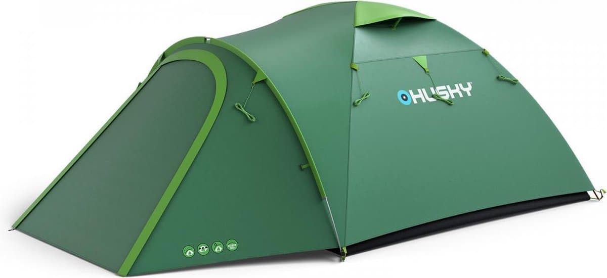 Husky Koepeltent Bizon 420 Cm Polyester/Nylon - Groen - 4 Persoons