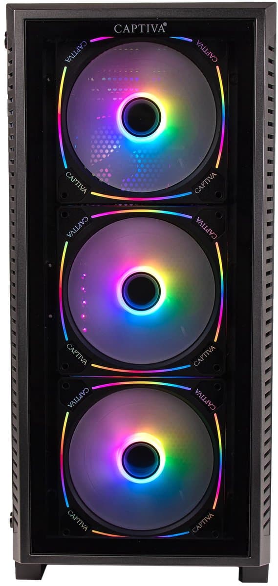 CAPTIVA Highend Gaming R88-676 AMD Ryzen™ 9 9900X 32 GB DDR5-SDRAM 2 TB SSD AMD Radeon RX 9070 XT Windows 11 Home Midi Tower PC Zwart