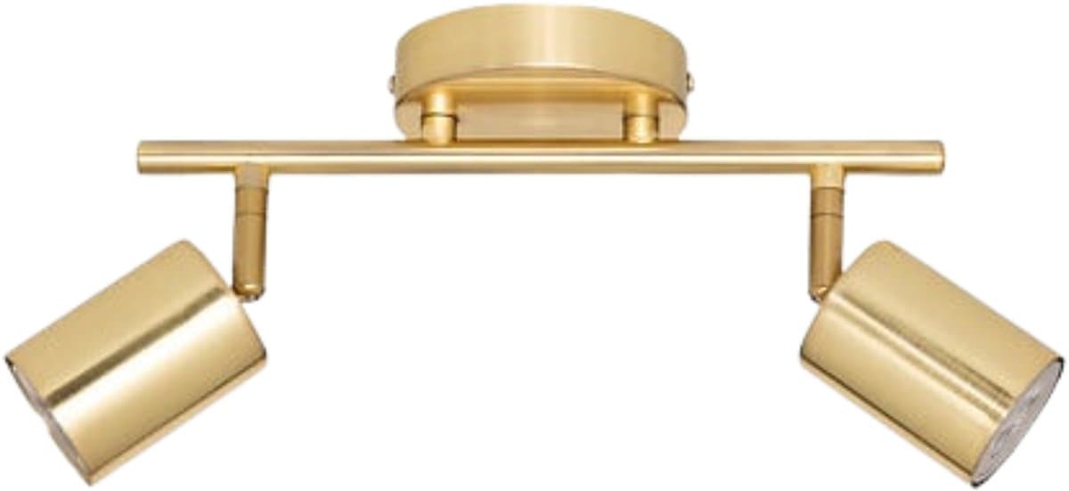 Atmosphera Vico Wandlamp - Goud Metaal, 28 x 10 x 16,5 cm